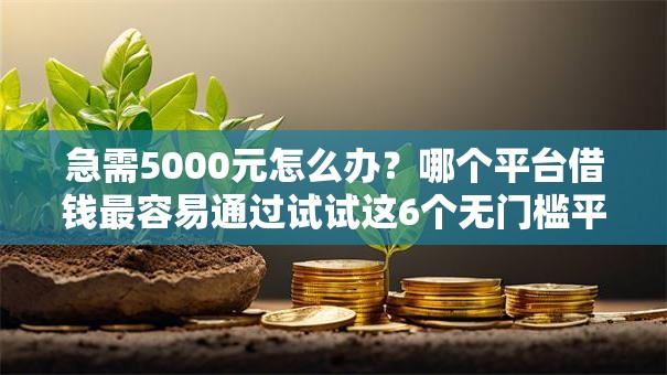 急需5000元怎么办?哪个平台借钱最容易通过试试这6个无门槛平台 急需5000元怎么办?哪个平台借钱最容易通过试试这6个无门槛平台
