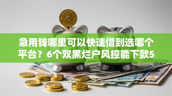 急用钱哪里可以快速借到选哪个平台?6个双黑烂户风控能下款5000口子推荐 急用钱哪里可以快速借到选哪个平台?6个双黑烂户风控能下款5000口子推荐