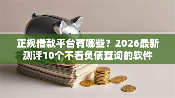 正规借款平台有哪些?2026最新测评10个不看负债查询的软件 正规借款平台有哪些?2026最新测评10个不看负债查询的软件