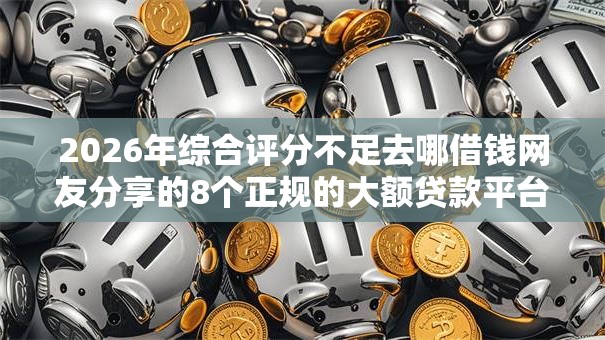 2026年综合评分不足去哪借钱网友分享的8个正规的大额贷款平台我觉得不错！