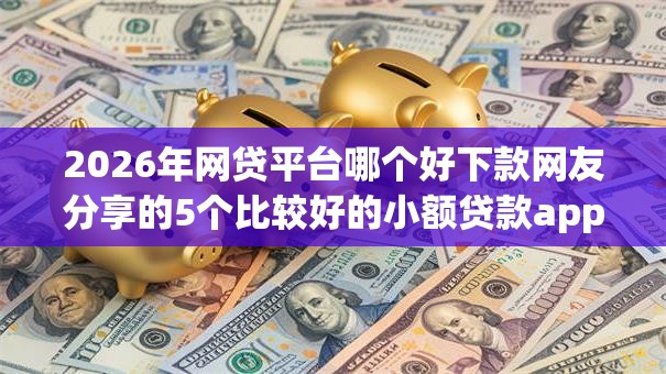 2026年网贷平台哪个好下款网友分享的5个比较好的小额贷款app我觉得不错！