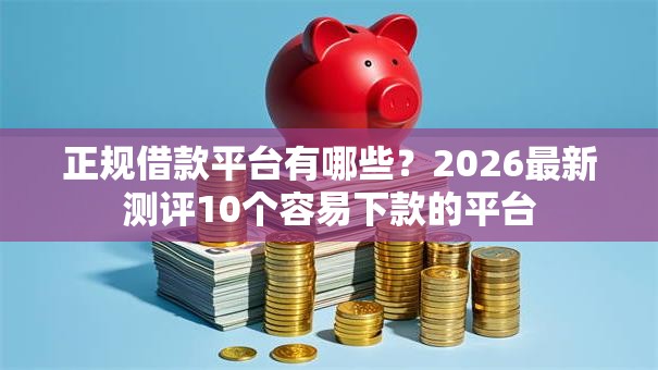正规借款平台有哪些?2026最新测评10个容易下款的平台 正规借款平台有哪些?2026最新测评10个容易下款的平台
