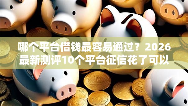 哪个平台借钱最容易通过?2026最新测评10个平台征信花了可以借三五千块钱 哪个平台借钱最容易通过?2026最新测评10个平台征信花了可以借三五千块钱