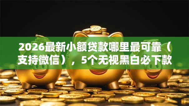 2026最新小额贷款哪里最可靠(支持微信),5个无视黑白必下款的网贷软件无私分享 2026最新小额贷款哪里最可靠(支持微信),5个无视黑白必下款的网贷软件无私分享