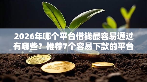 2026年哪个平台借钱最容易通过有哪些？推荐7个容易下款的平台