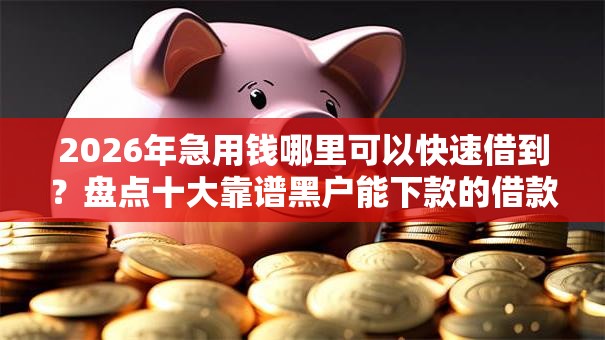 2026年急用钱哪里可以快速借到？盘点十大靠谱黑户能下款的借款平台