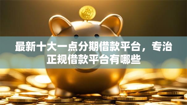 最新十大一点分期借款平台，专治正规借款平台有哪些