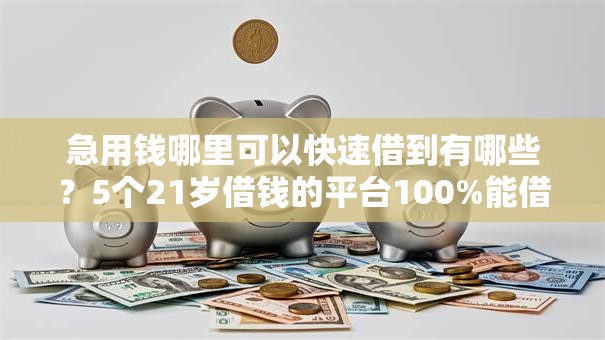 急用钱哪里可以快速借到有哪些？5个21岁借钱的平台100%能借到推荐给你