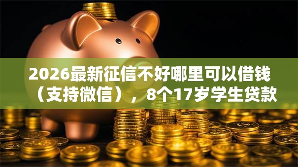 2026最新征信不好哪里可以借钱(支持微信),8个17岁学生贷款平台无私分享 2026最新征信不好哪里可以借钱(支持微信),8个17岁学生贷款平台无私分享