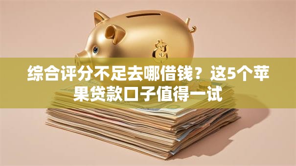 综合评分不足去哪借钱？这5个苹果贷款口子值得一试