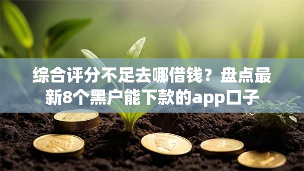综合评分不足去哪借钱？盘点最新8个黑户能下款的app口子