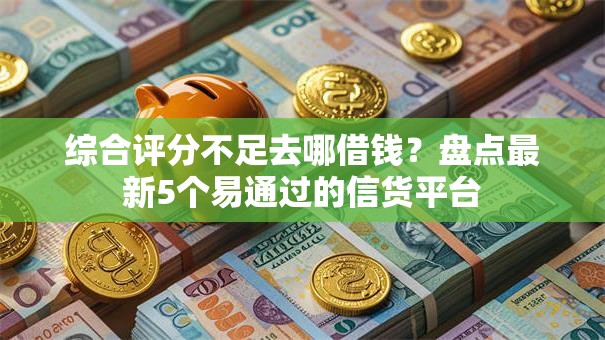 综合评分不足去哪借钱？盘点最新5个易通过的信货平台