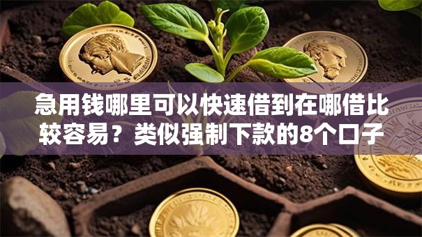急用钱哪里可以快速借到在哪借比较容易?类似强制下款的8个口子参考 急用钱哪里可以快速借到在哪借比较容易?类似强制下款的8个口子参考