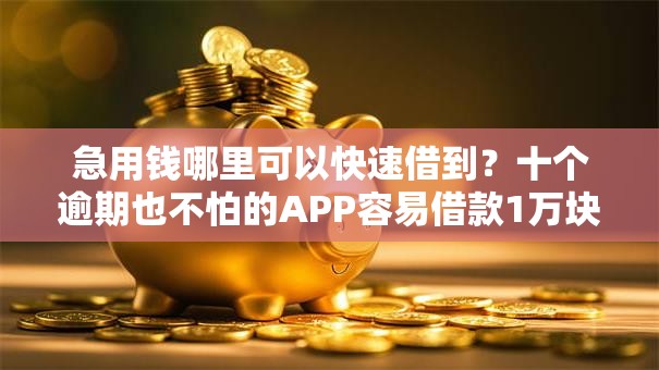 急用钱哪里可以快速借到?十个逾期也不怕的APP容易借款1万块的软件 急用钱哪里可以快速借到?十个逾期也不怕的APP容易借款1万块的软件