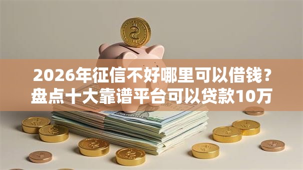 2026年征信不好哪里可以借钱？盘点十大靠谱平台可以贷款10万