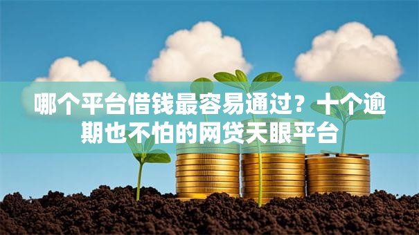 哪个平台借钱最容易通过？十个逾期也不怕的网贷天眼平台