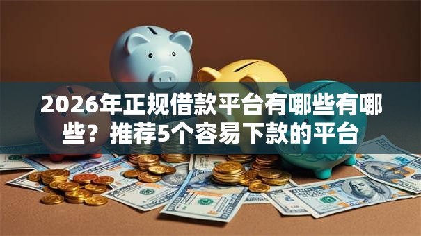 2026年正规借款平台有哪些有哪些?推荐5个容易下款的平台 2026年正规借款平台有哪些有哪些?推荐5个容易下款的平台