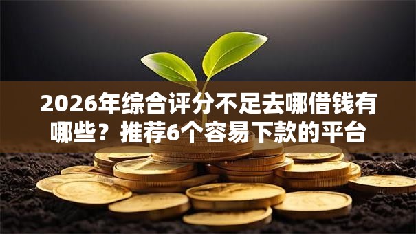 2026年综合评分不足去哪借钱有哪些？推荐6个容易下款的平台