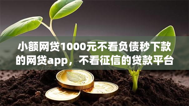 小额网贷1000元不看负债秒下款的网贷app,不看征信的贷款平台的7个平台介绍 小额网贷1000元不看负债秒下款的网贷app,不看征信的贷款平台的7个平台介绍