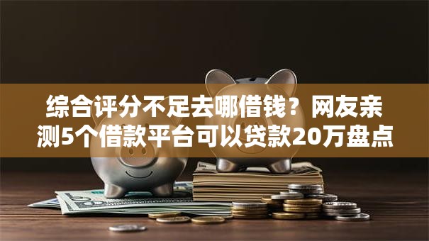 综合评分不足去哪借钱?网友亲测5个借款平台可以贷款20万盘点 综合评分不足去哪借钱?网友亲测5个借款平台可以贷款20万盘点