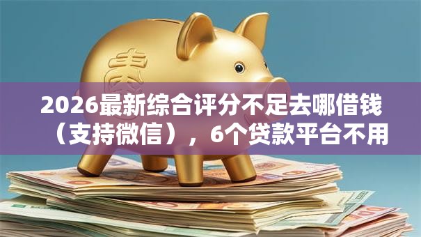 2026最新综合评分不足去哪借钱(支持微信),6个贷款平台不用人脸识别无私分享 2026最新综合评分不足去哪借钱(支持微信),6个贷款平台不用人脸识别无私分享