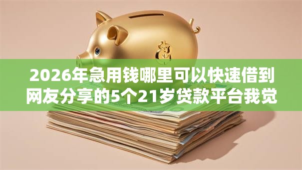 2026年急用钱哪里可以快速借到网友分享的5个21岁贷款平台我觉得不错! 2026年急用钱哪里可以快速借到网友分享的5个21岁贷款平台我觉得不错!