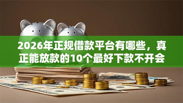 2026年正规借款平台有哪些,真正能放款的10个最好下款不开会员的黑户借钱平台推荐 2026年正规借款平台有哪些,真正能放款的10个最好下款不开会员的黑户借钱平台推荐