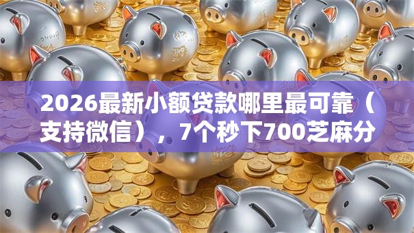 2026最新小额贷款哪里最可靠（支持微信），7个秒下700芝麻分贷款平台无私分享
