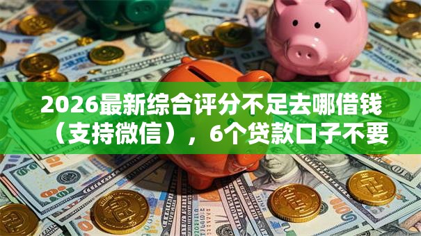 2026最新综合评分不足去哪借钱（支持微信），6个贷款口子不要中介求推荐无私分享