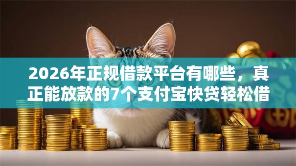 2026年正规借款平台有哪些,真正能放款的7个支付宝快贷轻松借软件推荐 2026年正规借款平台有哪些,真正能放款的7个支付宝快贷轻松借软件推荐