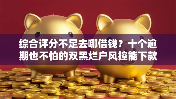 综合评分不足去哪借钱?十个逾期也不怕的双黑烂户风控能下款5000口子 综合评分不足去哪借钱?十个逾期也不怕的双黑烂户风控能下款5000口子