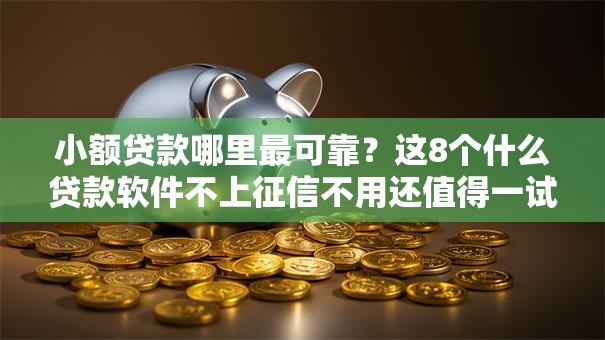 小额贷款哪里最可靠?这8个什么贷款软件不上征信不用还值得一试 小额贷款哪里最可靠?这8个什么贷款软件不上征信不用还值得一试