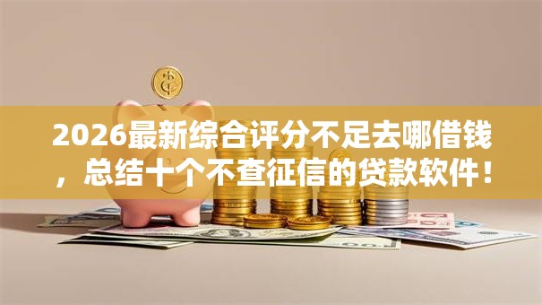 2026最新综合评分不足去哪借钱，总结十个不查征信的贷款软件！