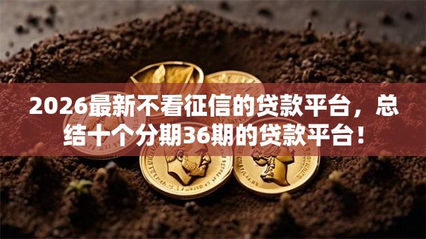 2026最新不看征信的贷款平台,总结十个分期36期的贷款平台! 2026最新不看征信的贷款平台,总结十个分期36期的贷款平台!