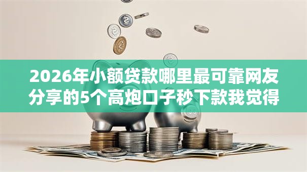 2026年小额贷款哪里最可靠网友分享的5个高炮口子秒下款我觉得不错！