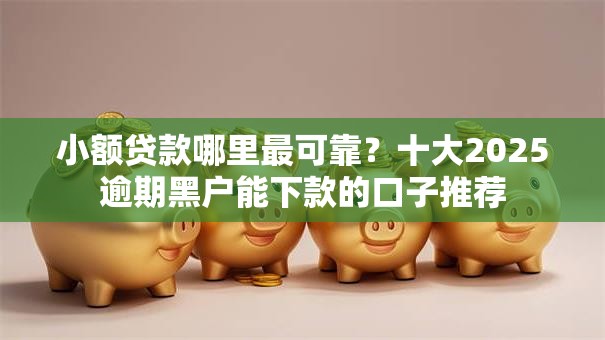 小额贷款哪里最可靠？十大2025逾期黑户能下款的口子推荐