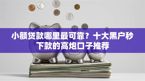 小额贷款哪里最可靠?十大黑户秒下款的高炮口子推荐 小额贷款哪里最可靠?十大黑户秒下款的高炮口子推荐