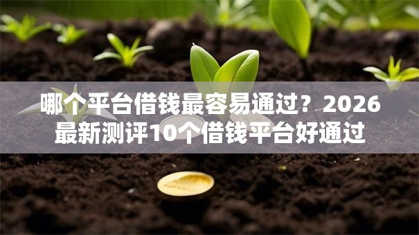 哪个平台借钱最容易通过?2026最新测评10个借钱平台好通过 哪个平台借钱最容易通过?2026最新测评10个借钱平台好通过