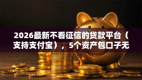 2026最新不看征信的贷款平台(支持支付宝),5个资产包口子无私分享 2026最新不看征信的贷款平台(支持支付宝),5个资产包口子无私分享