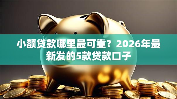 小额贷款哪里最可靠？2026年最新发的5款贷款口子