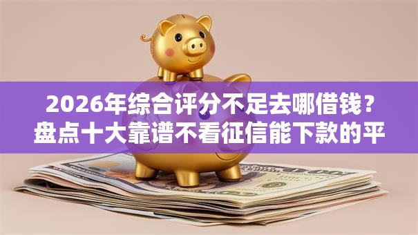 2026年综合评分不足去哪借钱?盘点十大靠谱不看征信能下款的平台 2026年综合评分不足去哪借钱?盘点十大靠谱不看征信能下款的平台
