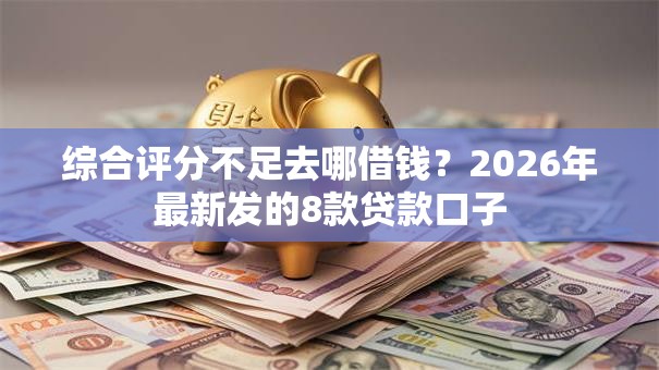 综合评分不足去哪借钱?2026年最新发的8款贷款口子 综合评分不足去哪借钱?2026年最新发的8款贷款口子