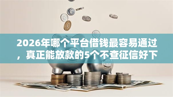 2026年哪个平台借钱最容易通过，真正能放款的5个不查征信好下款的网贷平台推荐