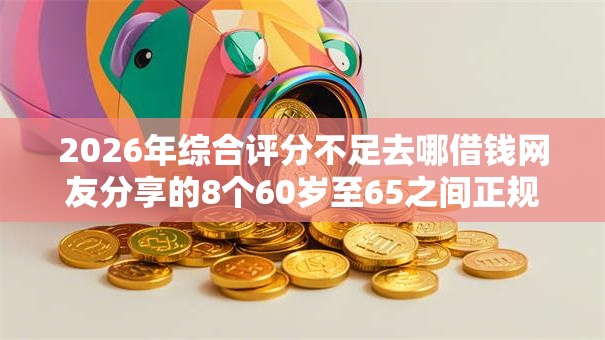 2026年综合评分不足去哪借钱网友分享的8个60岁至65之间正规借款平台我觉得不错！