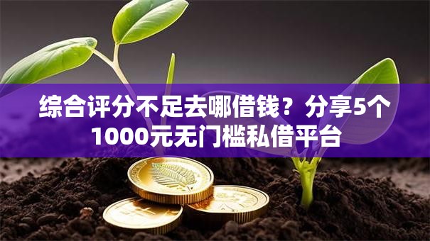 综合评分不足去哪借钱？分享5个1000元无门槛私借平台