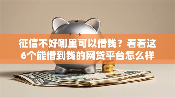 征信不好哪里可以借钱？看看这6个能借到钱的网贷平台怎么样