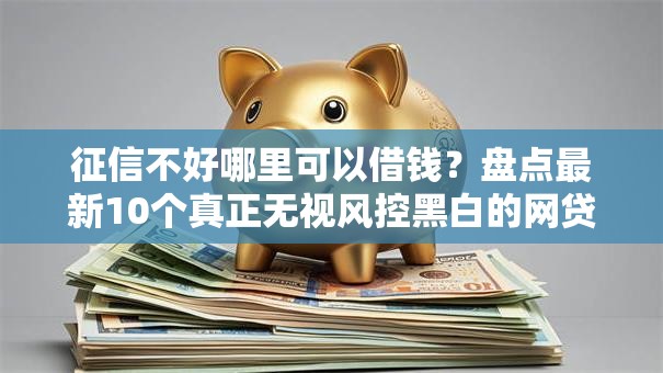 征信不好哪里可以借钱？盘点最新10个真正无视风控黑白的网贷口子