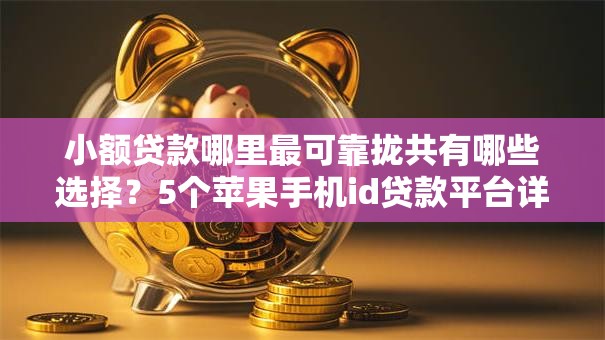 小额贷款哪里最可靠拢共有哪些选择？5个苹果手机id贷款平台详解