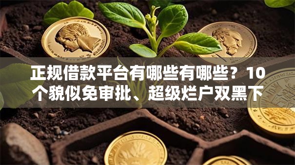 正规借款平台有哪些有哪些？10个貌似免审批、超级烂户双黑下款口子合集