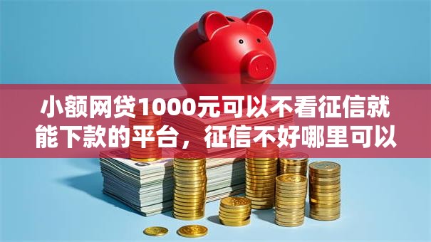 小额网贷1000元可以不看征信就能下款的平台,征信不好哪里可以借钱的5个平台介绍 小额网贷1000元可以不看征信就能下款的平台,征信不好哪里可以借钱的5个平台介绍